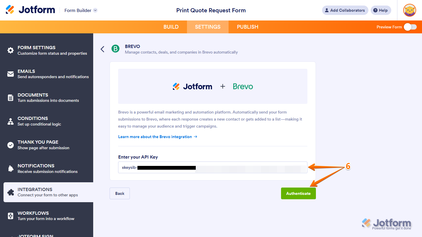 How to Integrate Your Form with Brevo Image-3