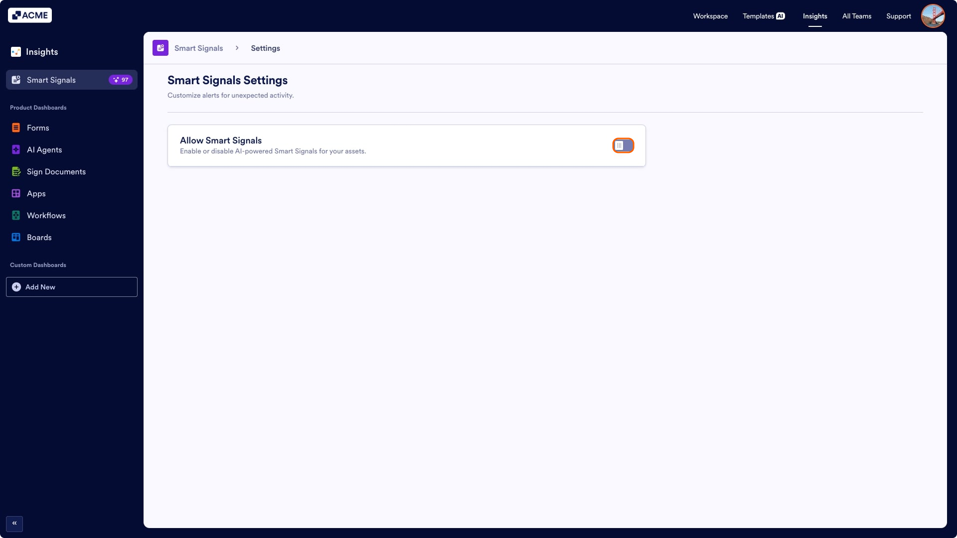 How to Enable or Disable Your Smart Signals Image-3