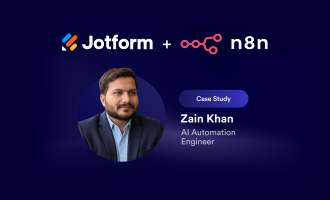 How automation consultant Zain Khan builds AI-powered workflows with Jotform and n8n