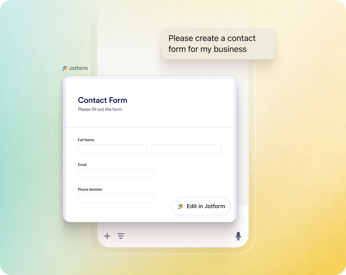 Rédaction d'une invite et création d'un formulaire de contact avec l'application Jotform pour Claude
