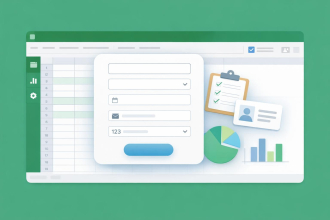 How to create a data entry form in Excel